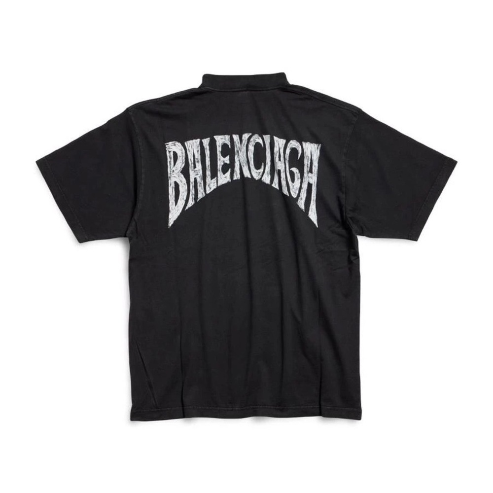 New Authentic BALENCIAGA Paris Sunset Graphic T-Shirt Oversize fit size XS
